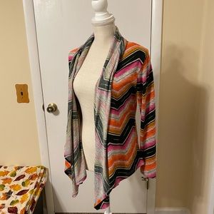 Multi colored cardigan. Size small.